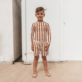 Sverre | Bold Stripes | Brown Sugar