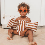 Bold Stripes | Swimming Bracelets | Brown Sugar