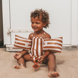 Bold Stripes | Swimming Bracelets | Brown Sugar