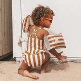 Bold Stripes | Swimming Bracelets | Brown Sugar
