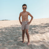 Shawn | Rib Stripe | Carob Brown