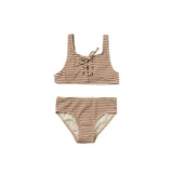 Sue | Rib Stripe | Carob Brown