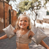 Sue | Rib Stripe | Carob Brown