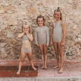 Sue | Rib Stripe | Carob Brown