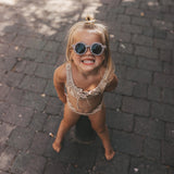 Sharon | Rib Stripe | Carob Brown