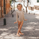 Saskia | Rib Stripe | Carob Brown