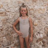 Rib Stripe | Suze | Carob Brown