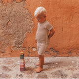 Skip | Rib Stripe | Carob Brown