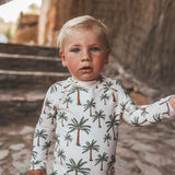 Crown Tree | Longsleeve Swimsuit | Shortbread