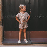 Flower Bud | Tie Jumpsuit | Shortbread