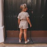 Flower Bud | Tie Jumpsuit | Shortbread