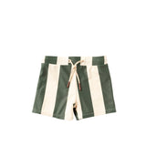Wide Stripe | Trunks | Bronze Green