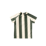 Wide Stripe | Swim Tee | Bronze Green