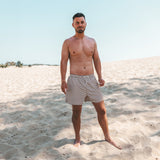 Stan | Rib Stripe | Carob Brown