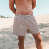 Stan | Rib Stripe | Carob Brown