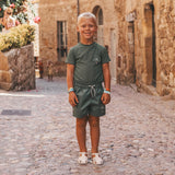 Solid | Swim Shorts | Bronze Green