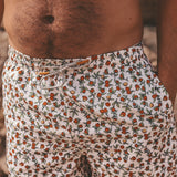 Pommegranate | Swim Short Men | White Swan
