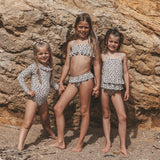 Sparkly Flower | Swimsuit | White Swan