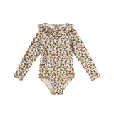 Pomme Flower | Bodysuit | White Swan
