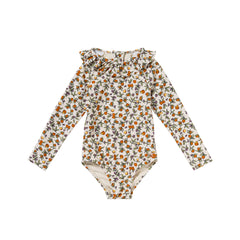 Pomme Flower | Bodysuit | White Swan