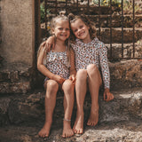 Pomme Flower | Bodysuit | White Swan