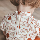 Fishy | Swim Tee | White Swan