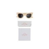 Solid | Cat Eye Sunglasses | White Swan