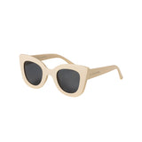 Solid | Cat Eye Sunglasses | White Swan