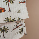 Sailing Seersucker | Sporty Shorts | White Swan