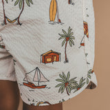 Sailing | Swim Shorts | White Swan