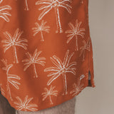 Palms | Swim Short Men | Bombay Brown