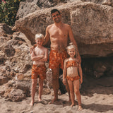 Palms | Swim Short Men | Bombay Brown