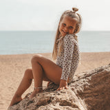 Sparkly Flower | Bodysuit | Bombay Brown