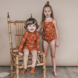 Palms | Swim Longsleeve | Bombay Brown