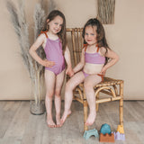 Colorblock | Swimsuit | Dusky Orchid