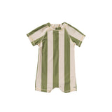 Wide Stripe | Shortsleeve Swimsuit | Iguana
