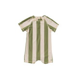 Wide Stripe | Shortsleeve Swimsuit | Iguana