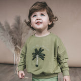 Beach Palms | Oversized Sweater | Iguana