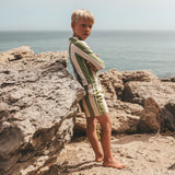 Wide Stripe | Swim Shorts | Iguana