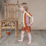 Multi Stripe | Swim Tee | Multicolor