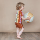 Multi Stripe | Swim Tee | Multicolor