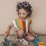 Multi Stripe | Tie Jumpsuit | Multicolor